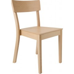 Dřevěná jídelní židle DESIGNE 36 -nosnost 120 kg - výběr barvy moření