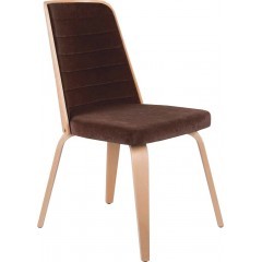Dřevěná židle PENELOPE P s čalouněním