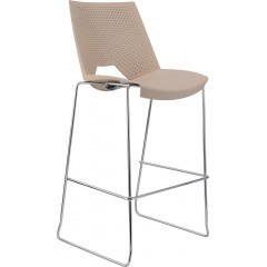 Barová židle DESIGNE 24 - nosnost 120 kg - výběr barvy plastu 