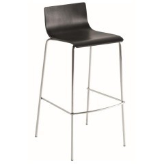 Dřevěná barová židle DESIGNE 48 - nosnost 120 kg - výběr barvy moření