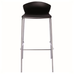 Barová židle DESIGNE 48 plast - nosnost 120 kg - výběr barevného provedení 