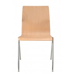 Konferenční dřevěná židle EMPIRE 72 - bez područek - nosnost 130 kg 