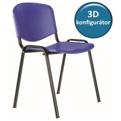 Jednací židle KLASIK 46 plastová - nosnost 120 kg -  výběr barevného provedení