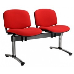 Čalouněná lavice do čekáren KLASIK 42 - 2-5 sedadel - výběr barevného provedení 
