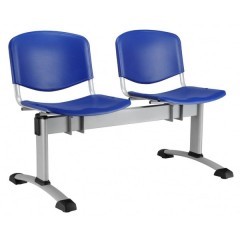Plastová lavice do čekáren KLASIK 42 - 2-5 sedadel - výběr barevného provedení 