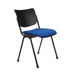 Konferenční židle KLASIK 32 s plastovým opěrákem - nosnost 120 kg - výběr barevného provedení