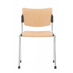 Konferenční židle KLASIK 34 dřevěná - nosnost 120 kg 