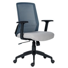 Kancelářská židle NOVELLO black/grey - nosnost 120 kg - síť 