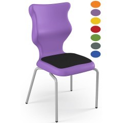 Školní židle SPIDER SOFT s polstrovaným sedákem - 6 velikostí - výběr barevného provedení 