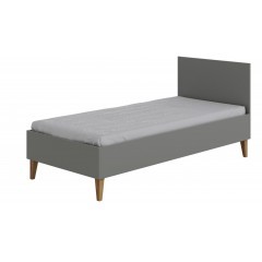 Dětská postel KUBI - barva šedá - 180x80 cm