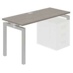 Kancelářský psací stůl EVROPA - 138x60 cm - CPK1406 - se zkrácenou podnoží 