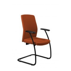 Jednací židle s područkami čalouněná PRIME  - 253S 03