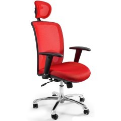 Kancelářské křeslo EXPANDER - barva červená - nosnost 130 kg 