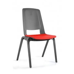 Plastová židle FILA - červená