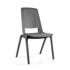 Plastová židle FILA - šedá 