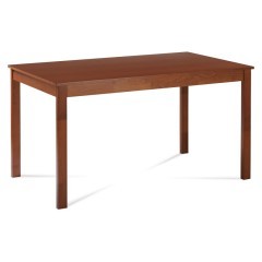 Dřevěný jídelní stůl BT6786 - barva třešeň - rozměr 135x80cm