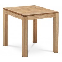Dřevěný jídelní stůl z masivu DSD080 - rozměr 80x80 cm 