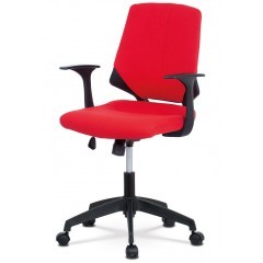 Juniorská židle KAR204 - červená - nosnost 110 kg 