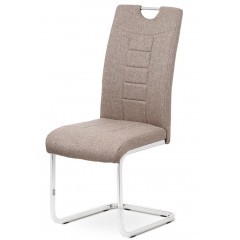 Jídelní čalouněná židle DCL404 - kávová