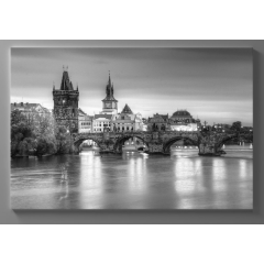 Obraz Praha - černobílý - výběr velikostí