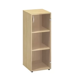 Policová skříň střední FALA 115 prosklená pravá  - rozměr  106x40 cm - výběr barevného provedení 