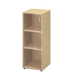 Policová skříň střední FALA 116 prosklená levá  - rozměr  106x40 cm - výběr barevného provedení 