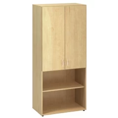 Policová skříň FALA 235 kombinovaná  s dveřmi - rozměr  178x80 cm - výběr barevného provedení 