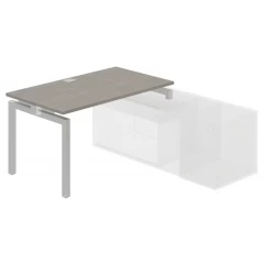 Kancelářský psací stůl EVROPA - rozměr 138x80 cm - CPK1408 - se zkrácenou podnoží 
