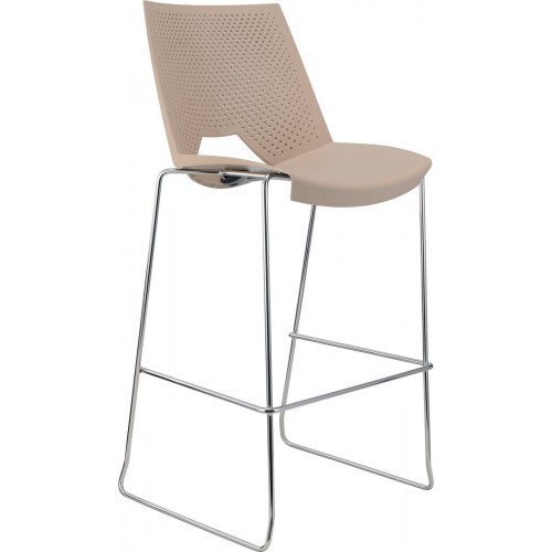 Barová židle DESIGNE 24 - nosnost 120 kg - výběr barvy plastu 