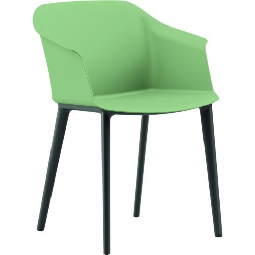 Celoplastová jednací židle DESIGNE 16 - nosnost 120 kg - výběr barevného provedení 