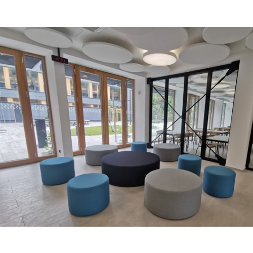 Taburet BOB1 kulatý  -  výška 45 cm - nosnost 120 kg