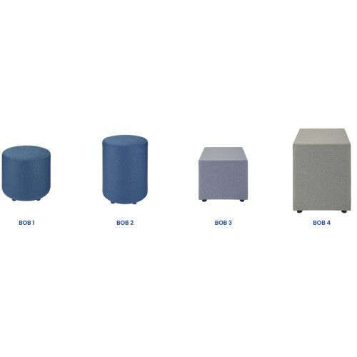 Taburet BOB1 kulatý  -  výška 45 cm - nosnost 120 kg