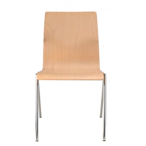 Konferenční dřevěná židle EMPIRE 72 - bez područek - nosnost 130 kg 