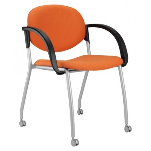 Jednací židle KLASIK 38 čalouněná - nosnost 130 kg - výběr barevného provedení