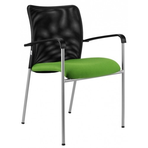 Jednací židle KLASIK 54 s područkami- nosnost 130 kg - výběr barevného provedení