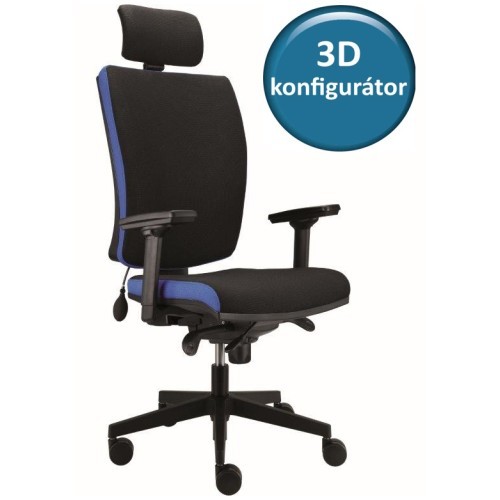Kancelářská židle LARA VIP - nosnost 130 kg - výběr barevného provedení