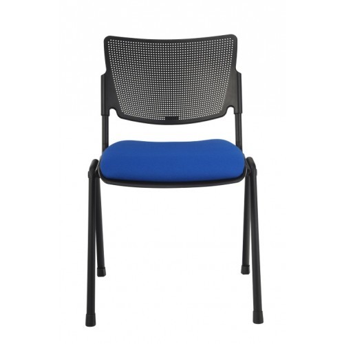 Konferenční židle KLASIK 32 s plastovým opěrákem - nosnost 120 kg - výběr barevného provedení