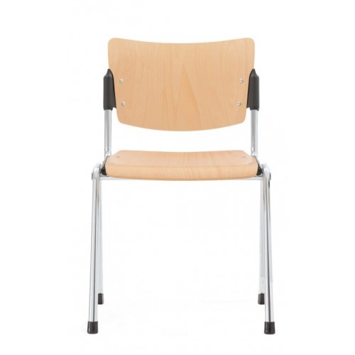 Konferenční židle KLASIK 34 dřevěná - nosnost 120 kg 