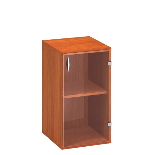 Policová skříň nízká FALA 015 se sklem pravá - rozměr  73x4 cm - výběr barevného provedení 