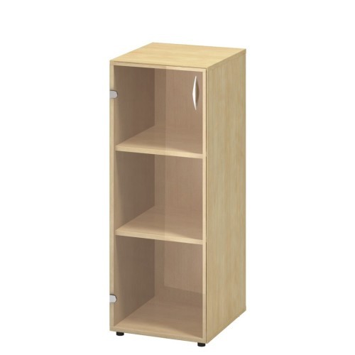 Policová skříň střední FALA 116 prosklená levá  - rozměr  106x40 cm - výběr barevného provedení 