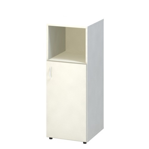 Policová skříň střední FALA 125 kombinovaná  pravá - rozměr  106x40 cm - výběr barevného provedení 