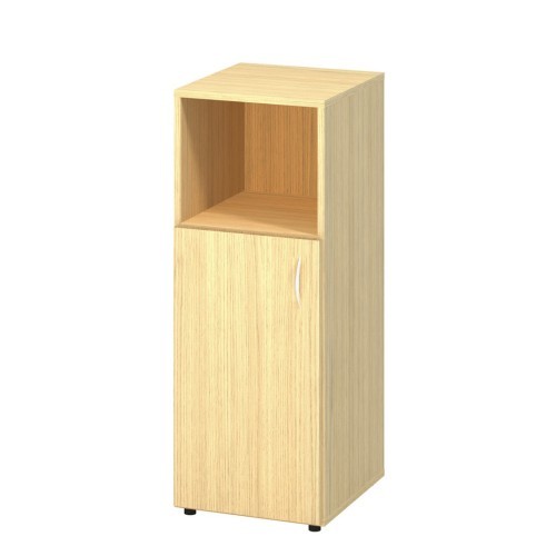 Policová skříň střední FALA 126 kombinovaná  levá - rozměr  106x40 cm - výběr barevného provedení 