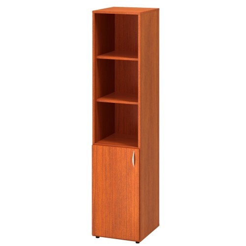 Policová skříň FALA 211 úzká levá s nikou- rozměr  178x40 cm - výběr barevného provedení 