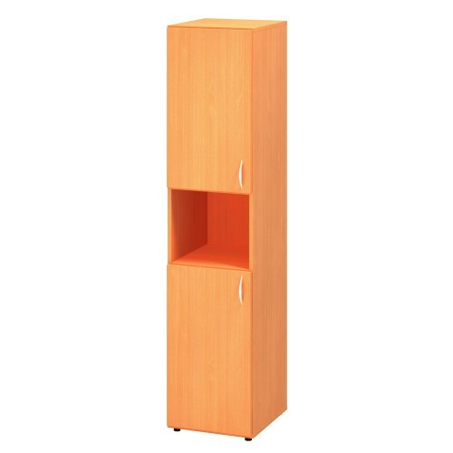 Policová skříň FALA 241 kombinovaná úzká levá s nikou- rozměr  178x40 cm - výběr barevného provedení 