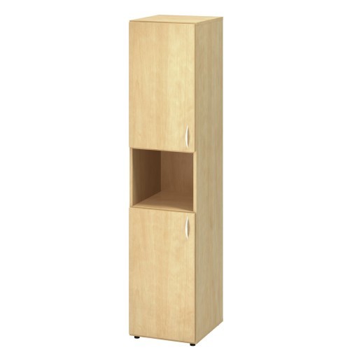 Policová skříň FALA 241 kombinovaná úzká levá s nikou- rozměr  178x40 cm - výběr barevného provedení 