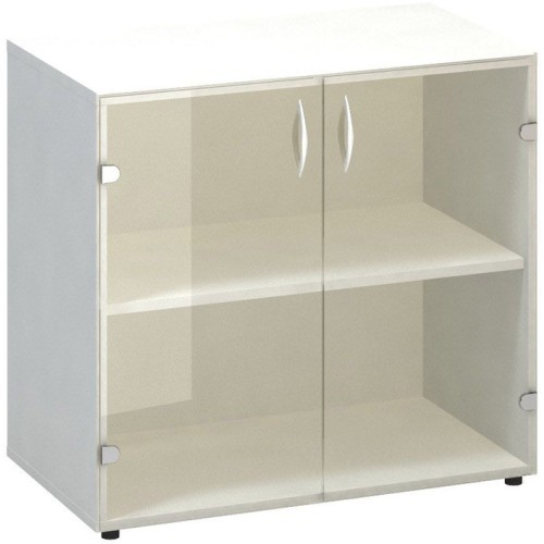 Policová skříň nízká FALA 020 prosklená - rozměr  73x80 cm - výběr barevného provedení 