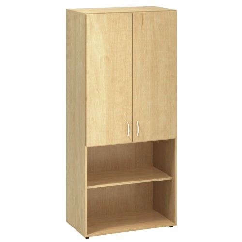 Policová skříň FALA 235 kombinovaná  s dveřmi - rozměr  178x80 cm - výběr barevného provedení 