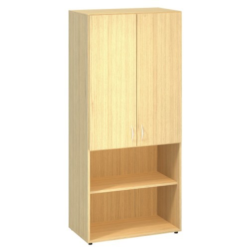 Policová skříň FALA 235 kombinovaná  s dveřmi - rozměr  178x80 cm - výběr barevného provedení 