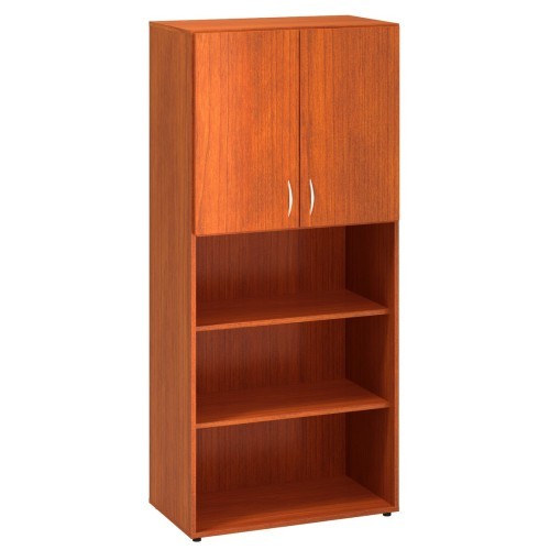 Policová skříň FALA 236 kombinovaná  s dveřmi - rozměr  178x80 cm - výběr barevného provedení 