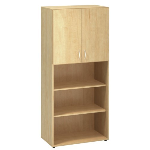 Policová skříň FALA 236 kombinovaná  s dveřmi - rozměr  178x80 cm - výběr barevného provedení 